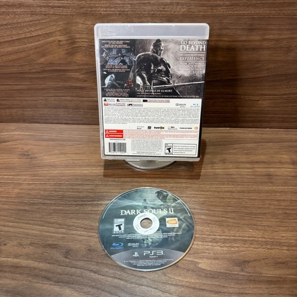 Dark Souls II PS3 One Size Multicolor Excellent Action RPG Game